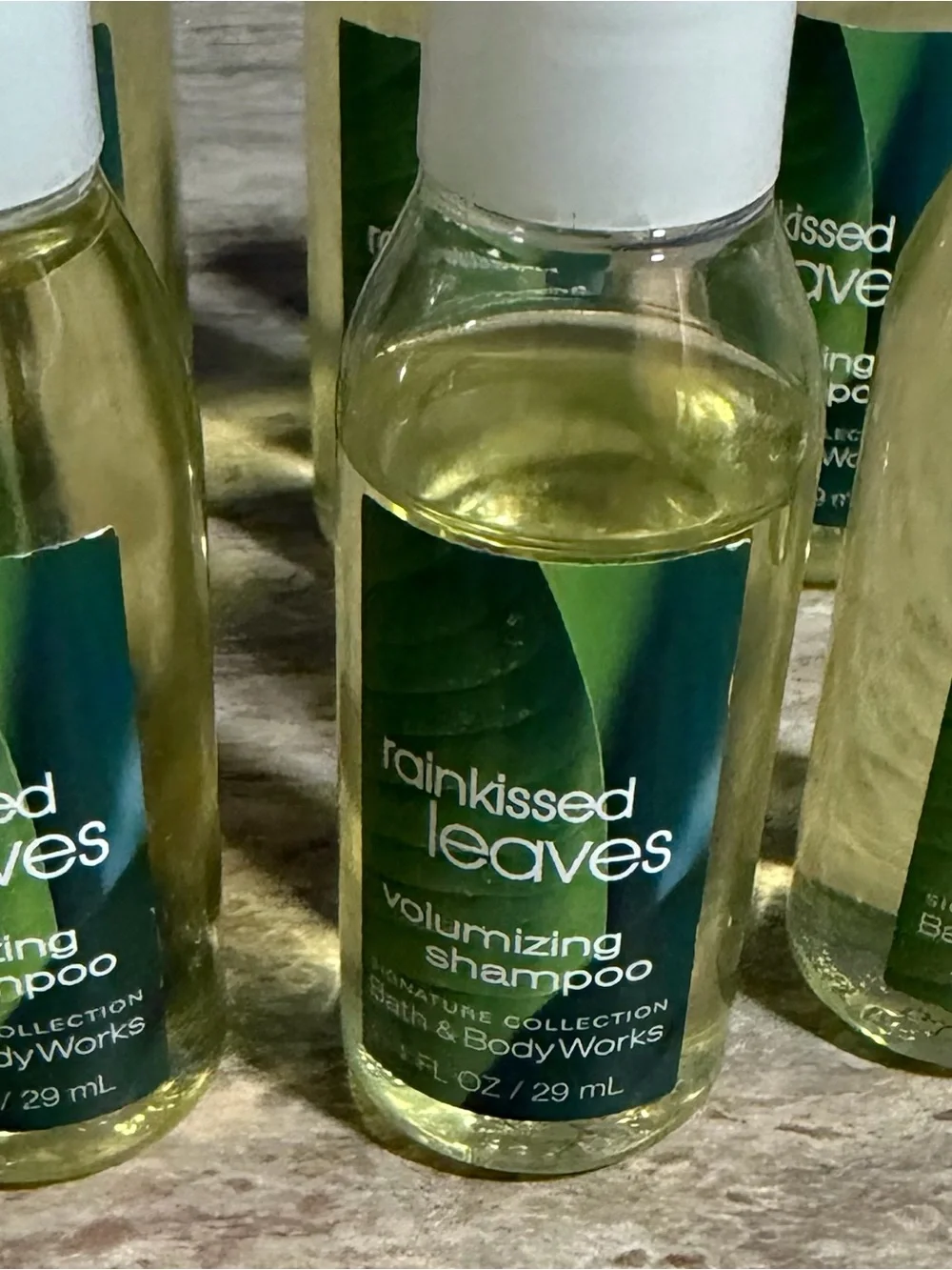 Bath & Body Works 6- Rain-Kissed Leaves Volumizing Shampoo - Travel Bottle